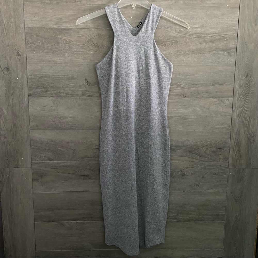 REVOLVE Gray Midi Tank Dress
